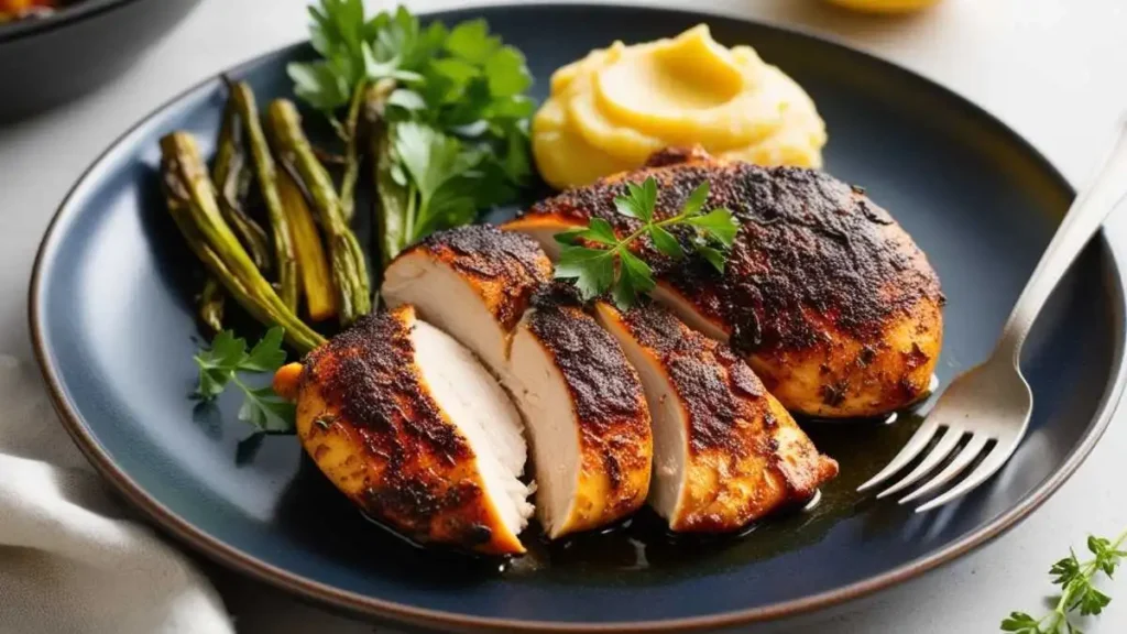 Simple recipe for blackened chicken breast