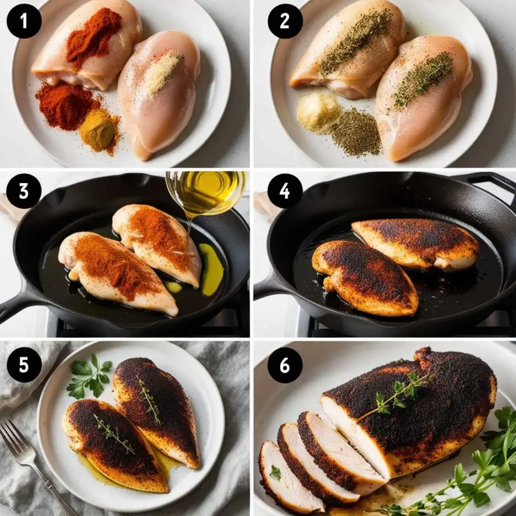 blackened chicken breast recipe