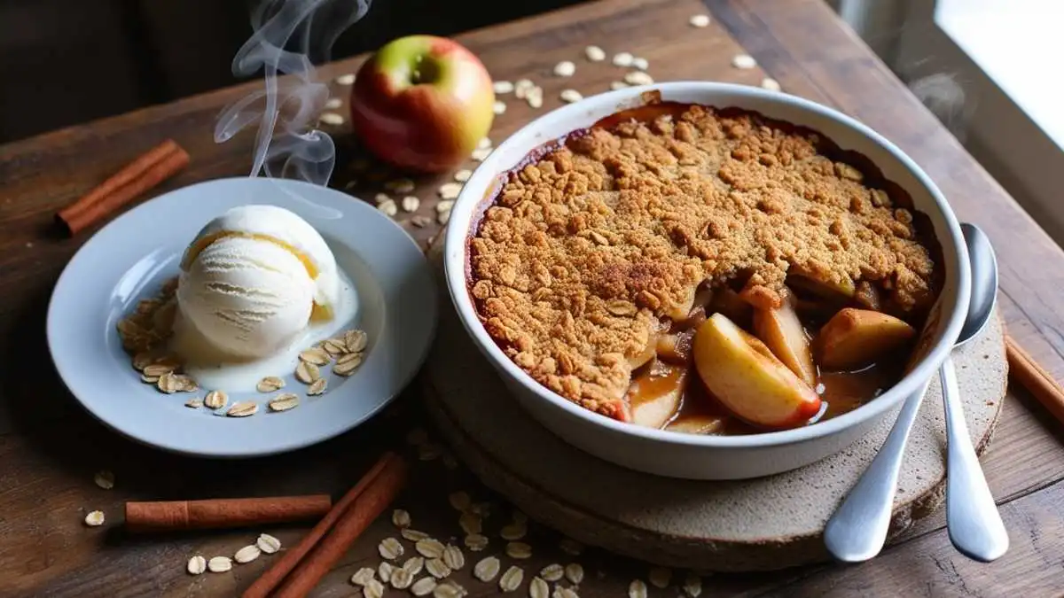 simple apple crumble recipe with oats good food