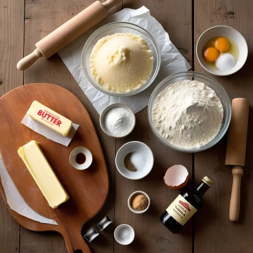 crumbly sugar cookie recipe ingredients