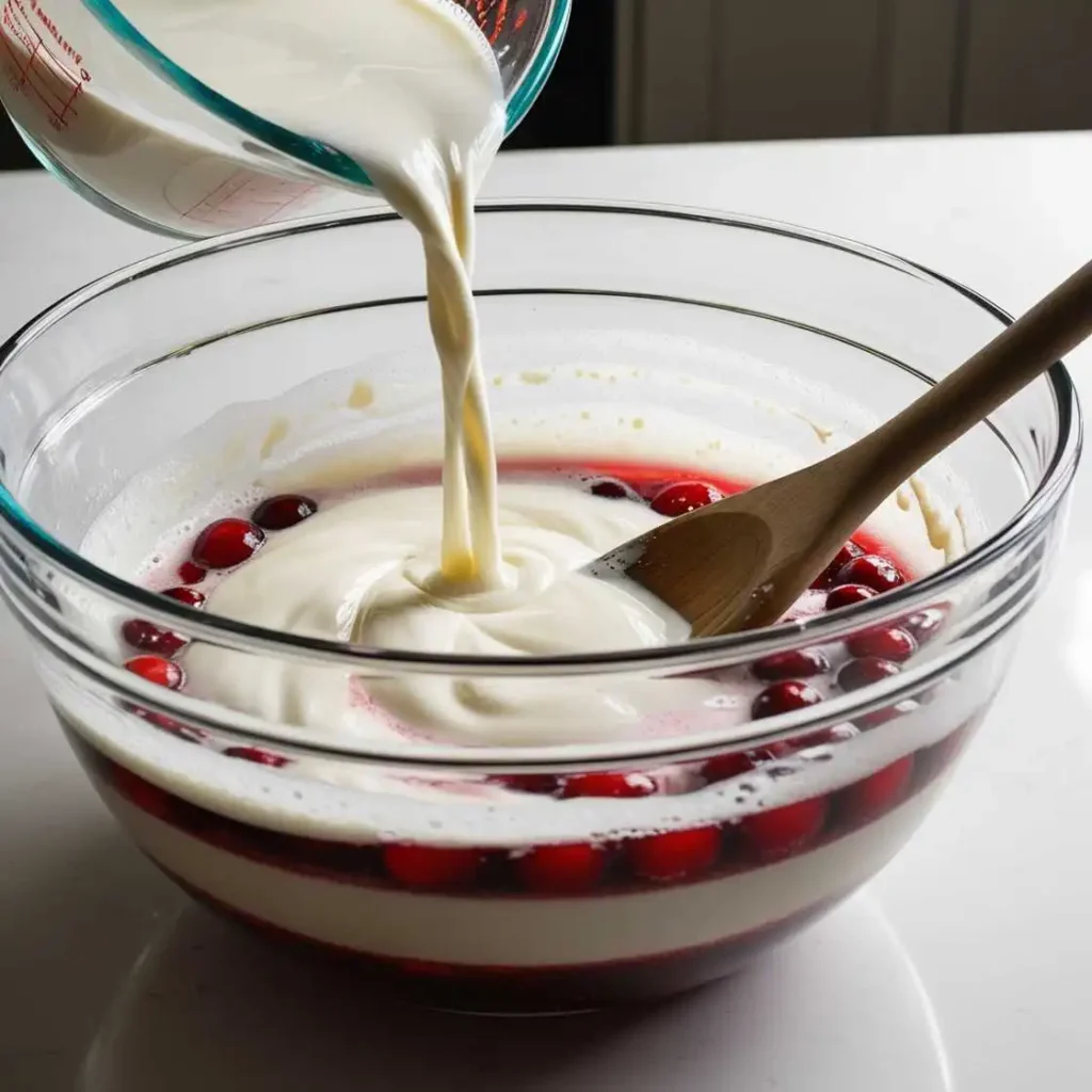 white christmas punch with coconut milk