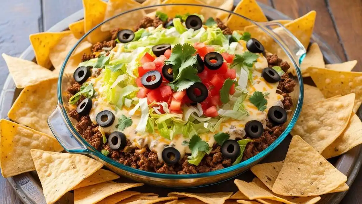 Best taco dip recipe with ground beef