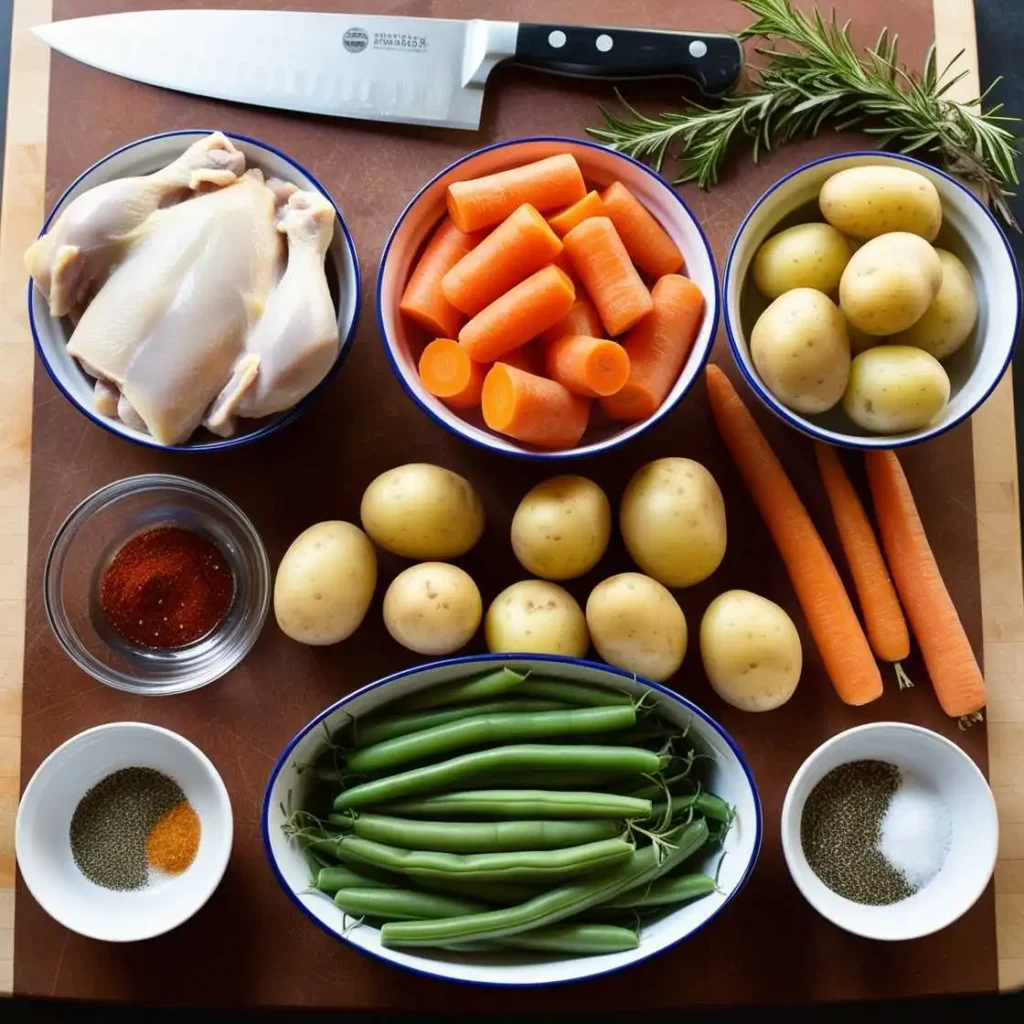 slow cooker chicken and potatoes ingredients