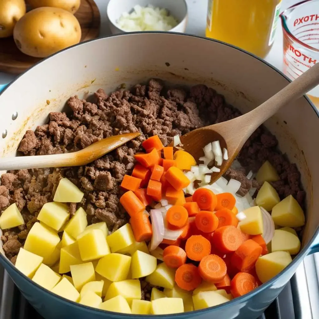 Hamburger Potato Soup Recipe