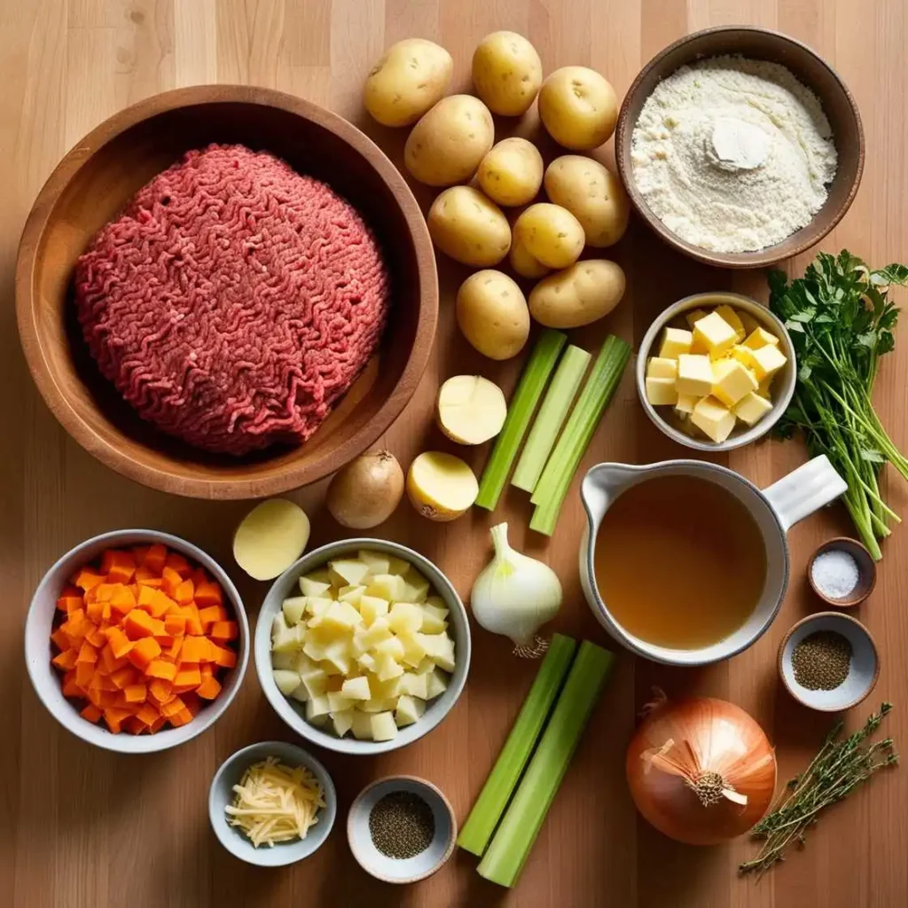 Hamburger Potato Soup Recipe Ingredients