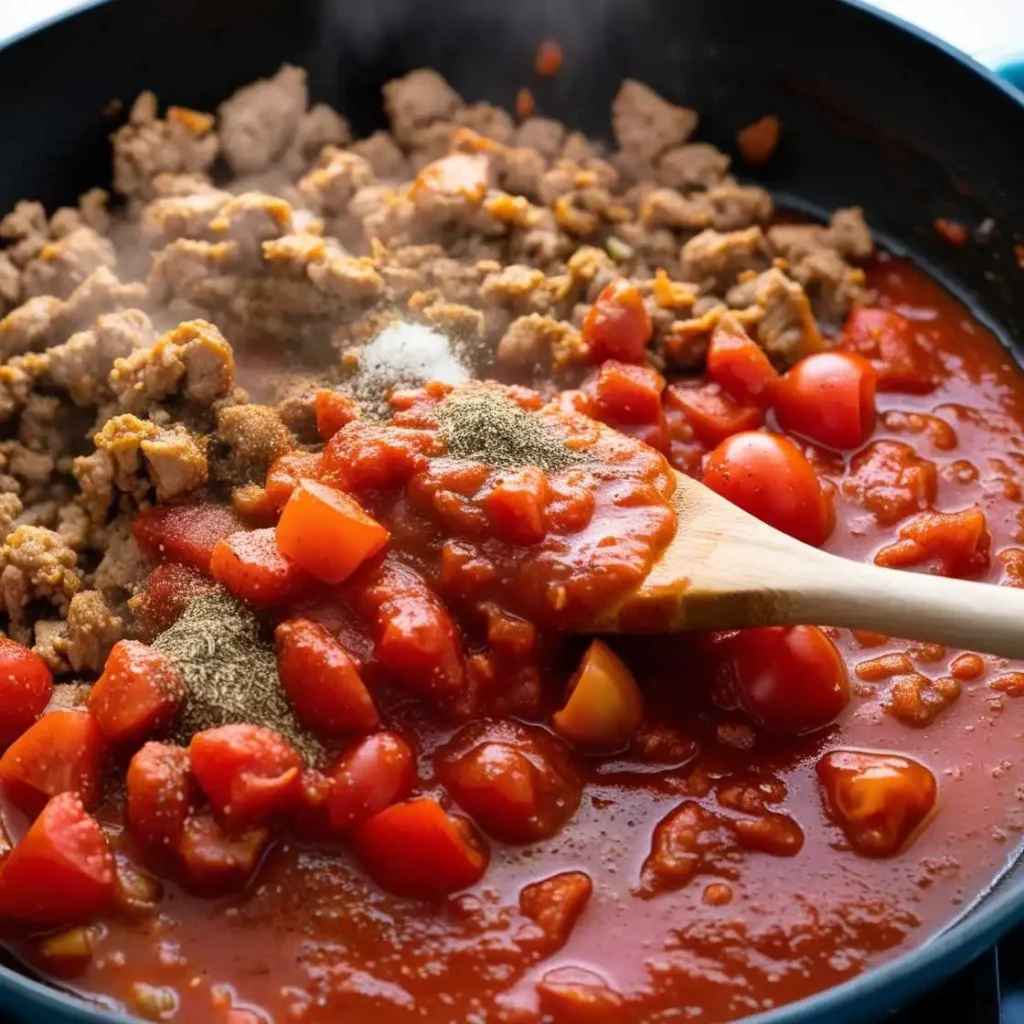 Easy shell pasta ground turkey