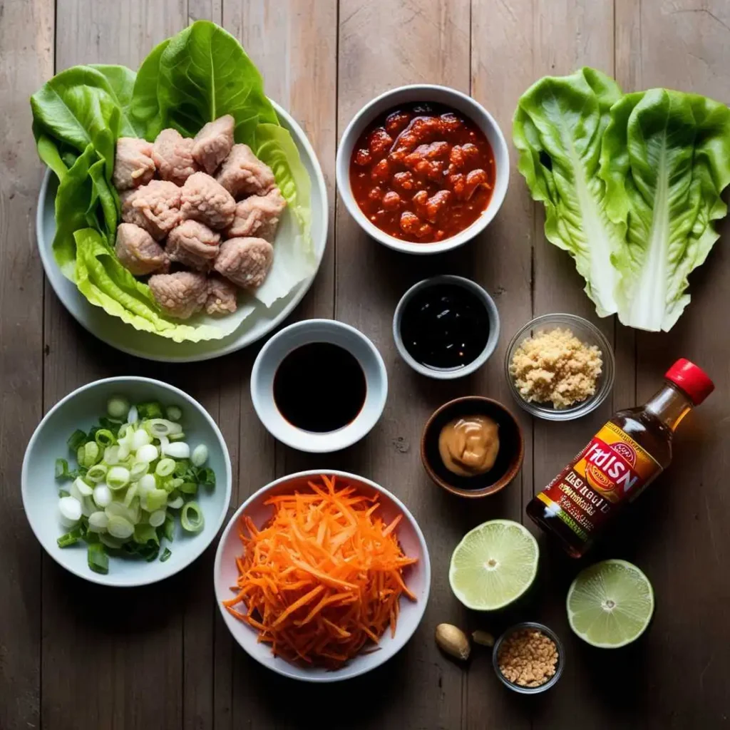 Savory Chicken Lettuce Wraps With Thai Chili Sauce