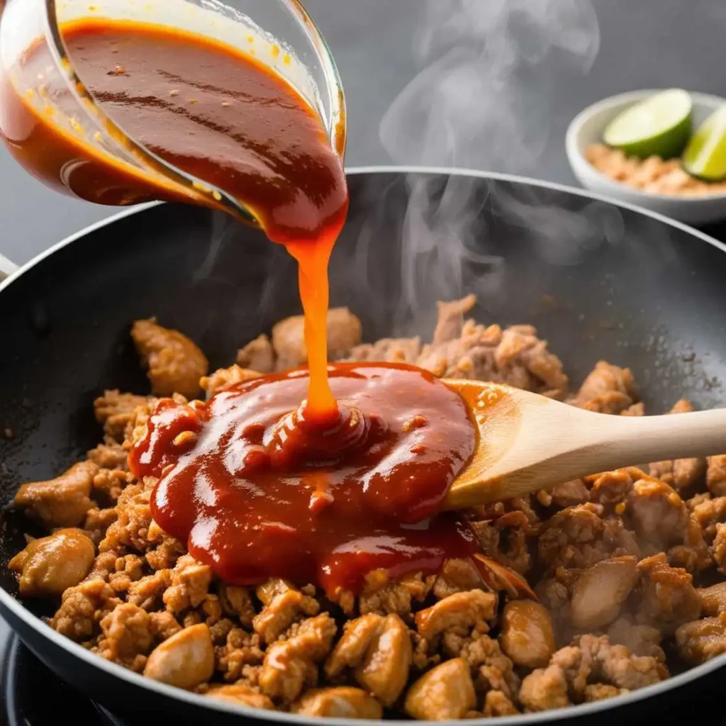 Savory Chicken Lettuce Wraps With Thai Chili Sauce
