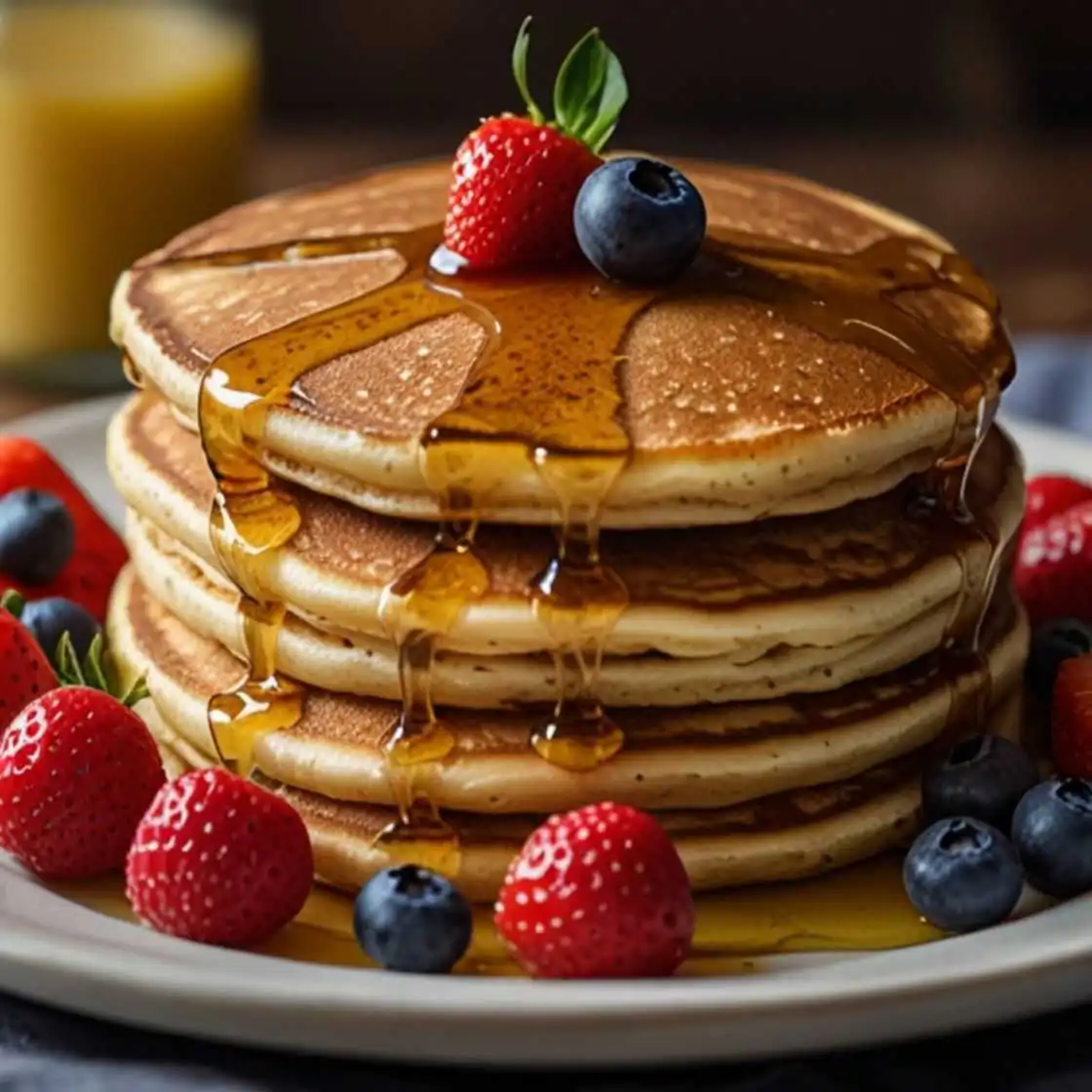 how to make fluffy pancakes without eggs