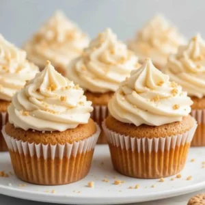 Biscoff Cupcakes with Biscoff Buttercream