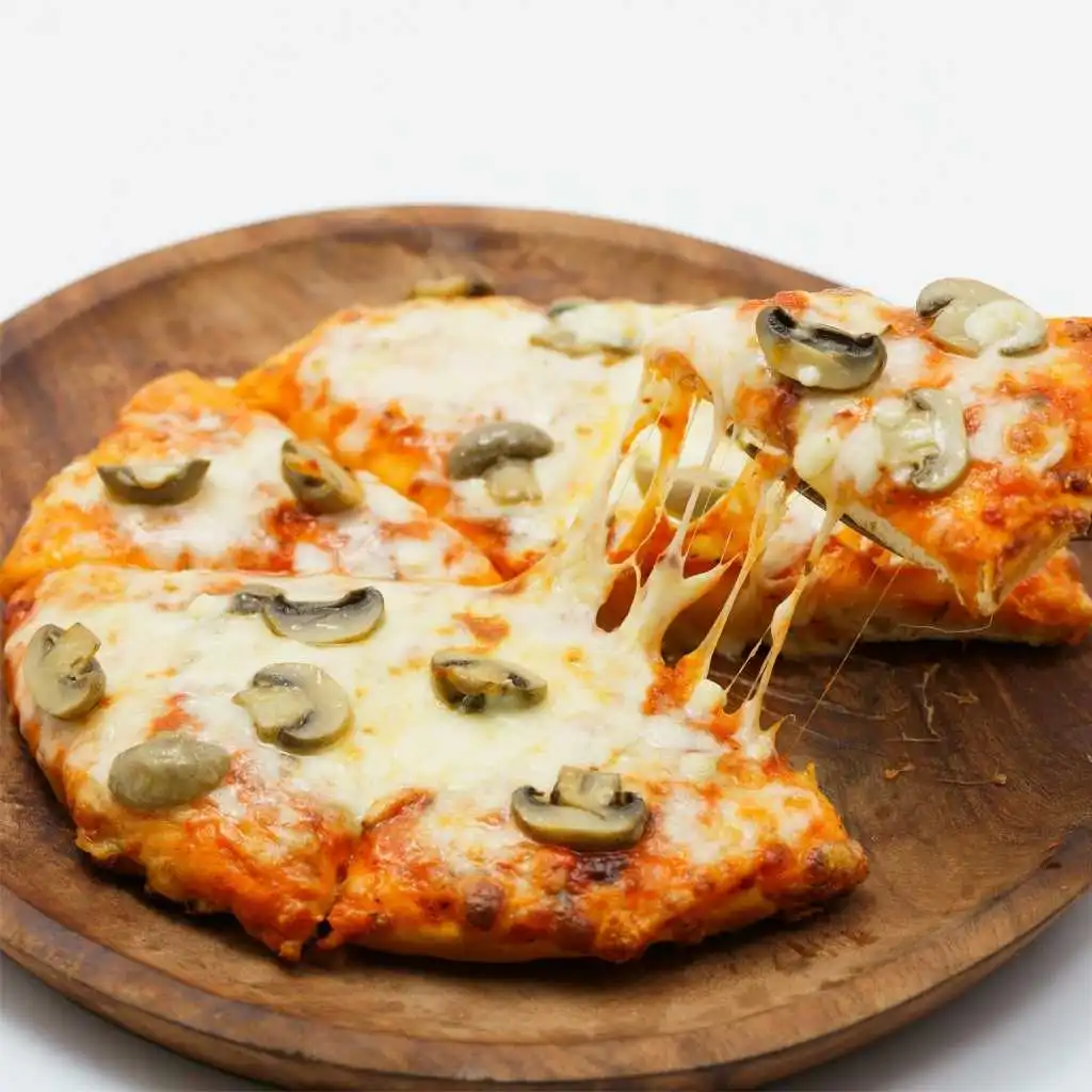 Cheesy Mushroom Pizza
