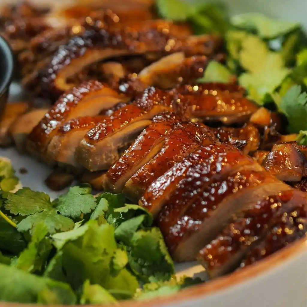 Delicious Glazed Roast Duck