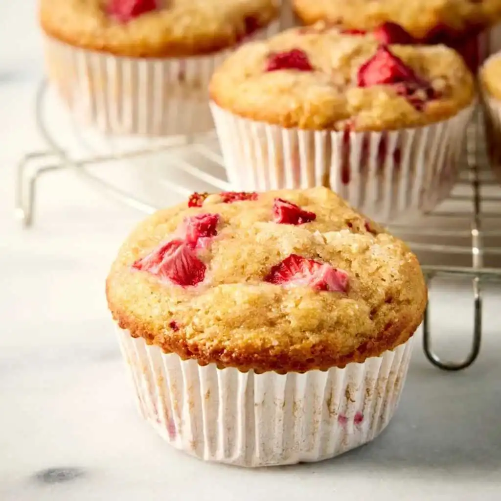 High-Protein Strawberry Muffins with Summer Flavor