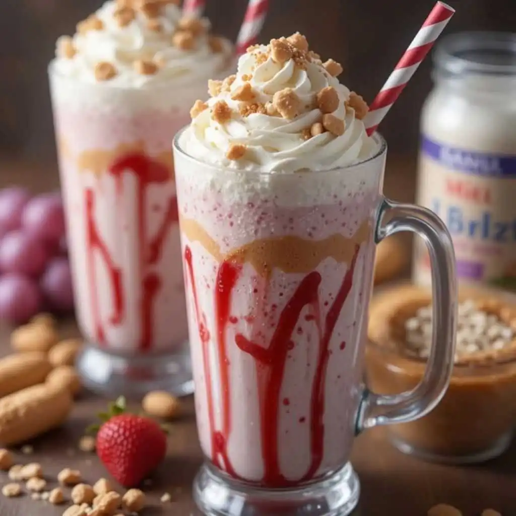 Peanut Butter & Jelly Milkshake