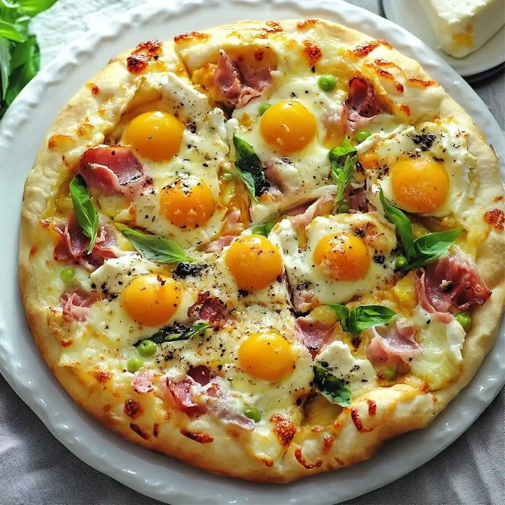 Sunrise Delight Breakfast Pizza