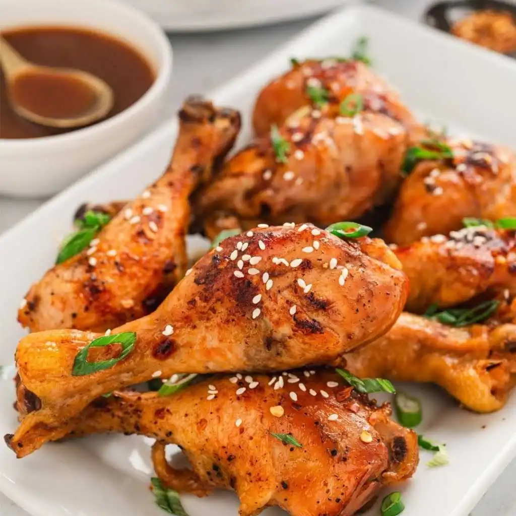Asian Chicken Drumsticks Cooked in a Slow Cooker