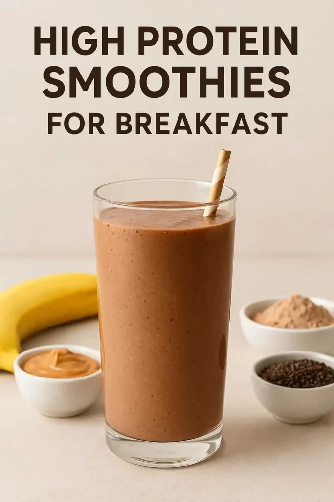 Chocolate Peanut Butter Protein Smoothie