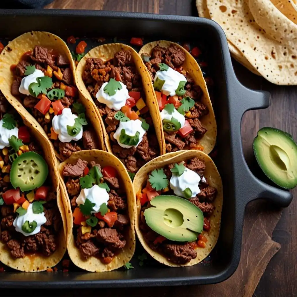 Keto Beef Taco Skillet