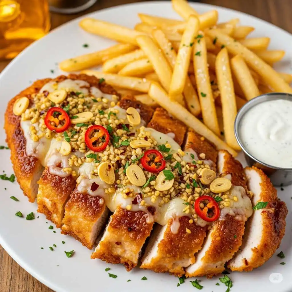 Spicy Garlic Parmesan Chicken Breast