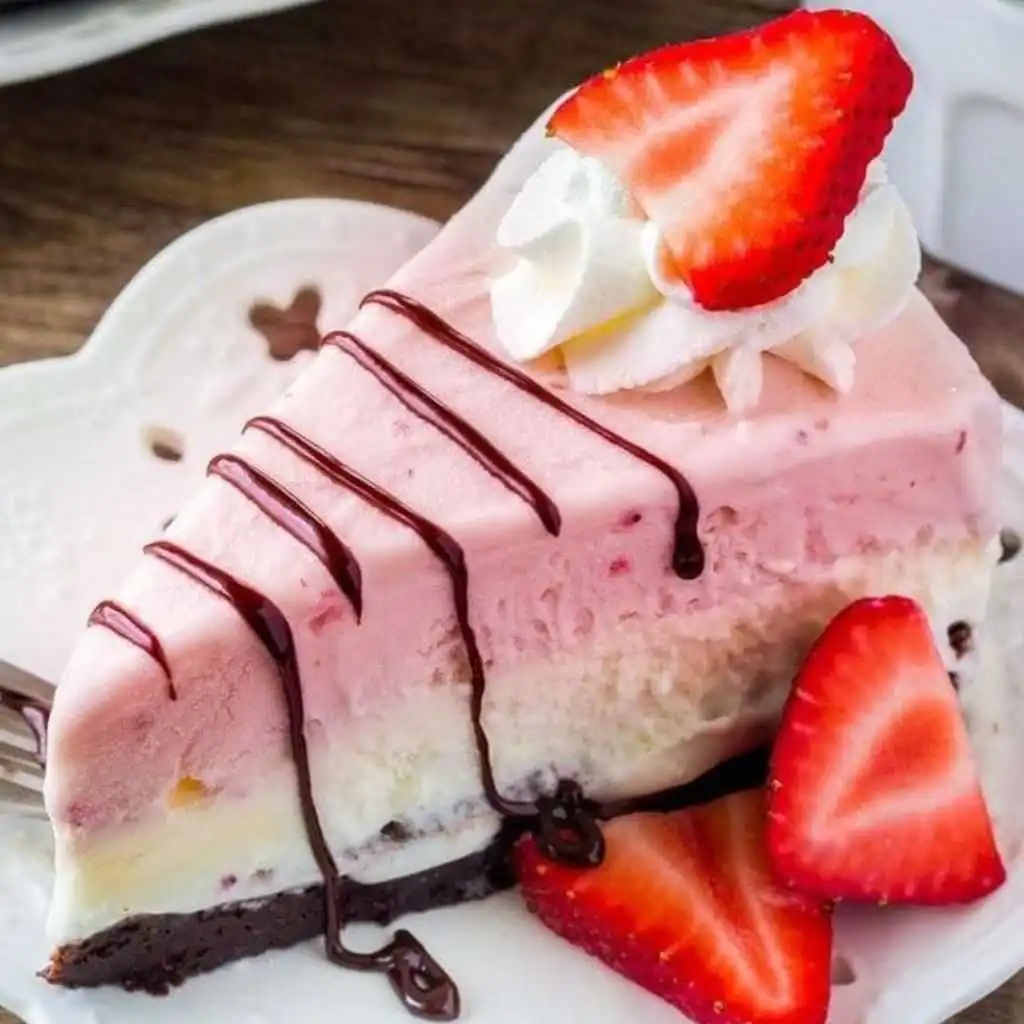 Strawberry Ice Cream Cake
