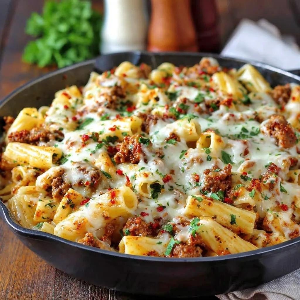 Baked Sausage & Rigatoni Pasta