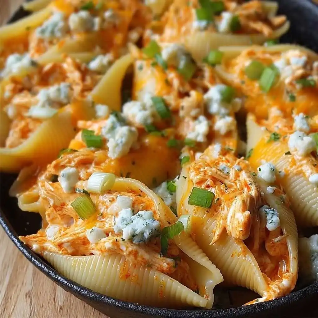 Stuffed Buffalo Chicken Shells