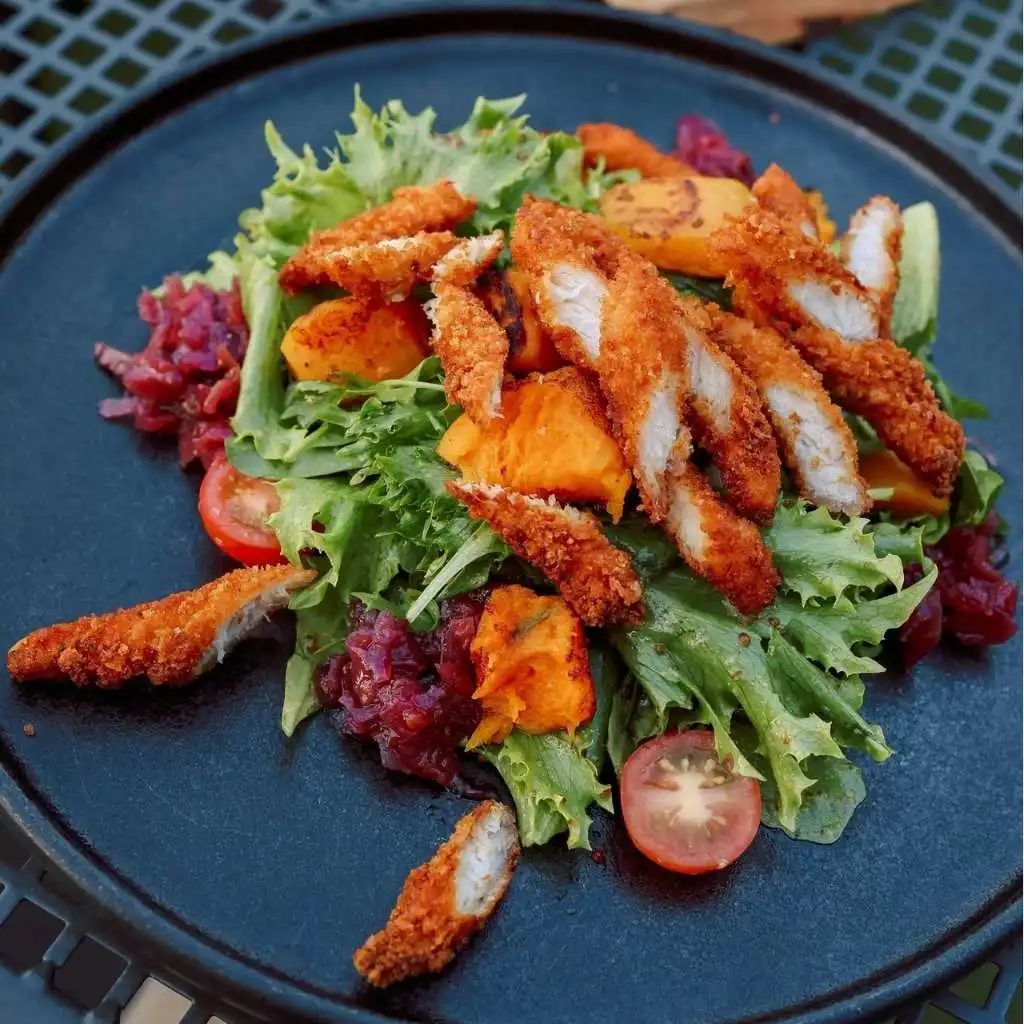 Crispy Chicken Tender Salad