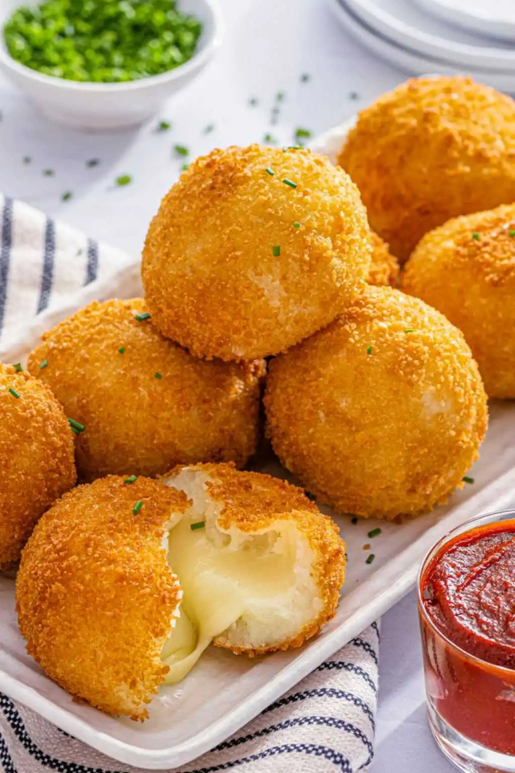 Deep-Fried Cheesy Potato