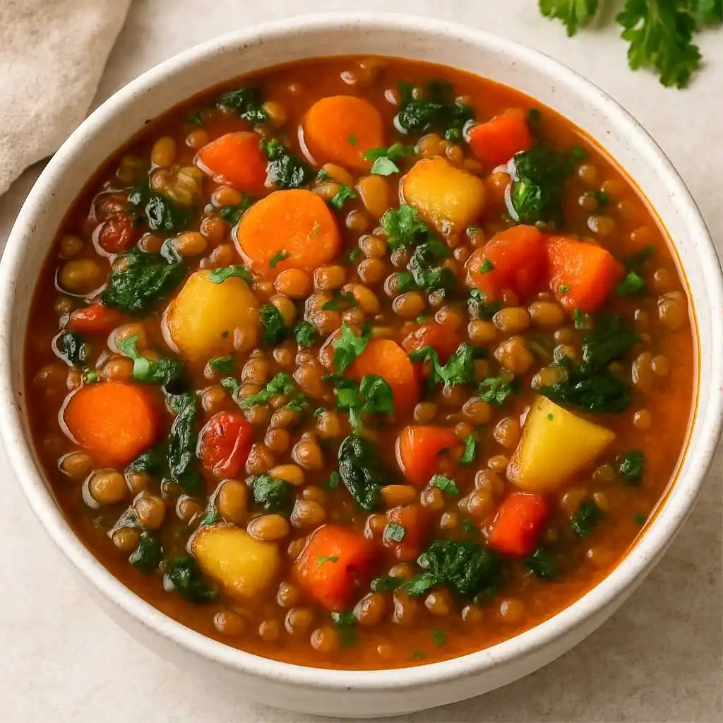 Hearty Lentil Vegetable Soup