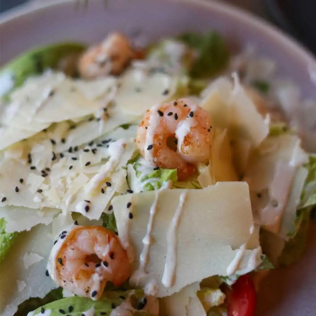 Shrimp & Avocado Caesar Salad