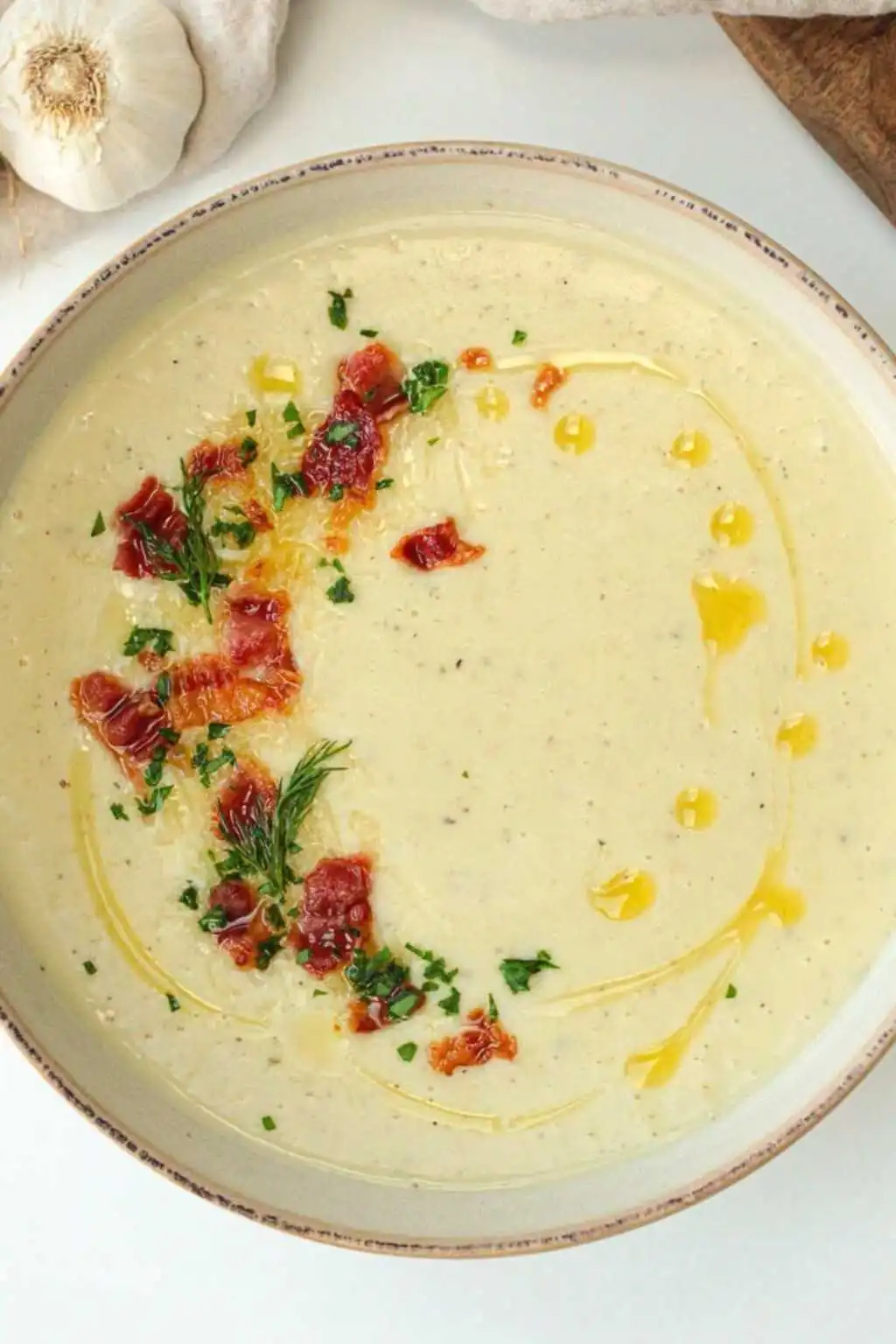 Roasted Garlic Soup