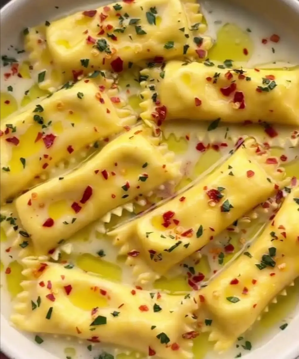 Roasted Garlic & Whipped Ricotta Agnolotti
