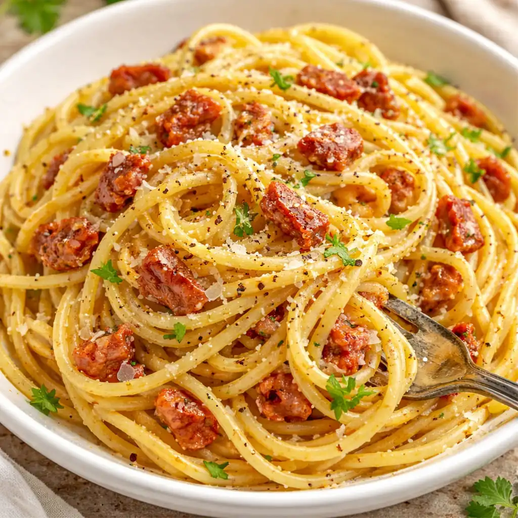 15-Minute Silky Spaghetti Carbonara