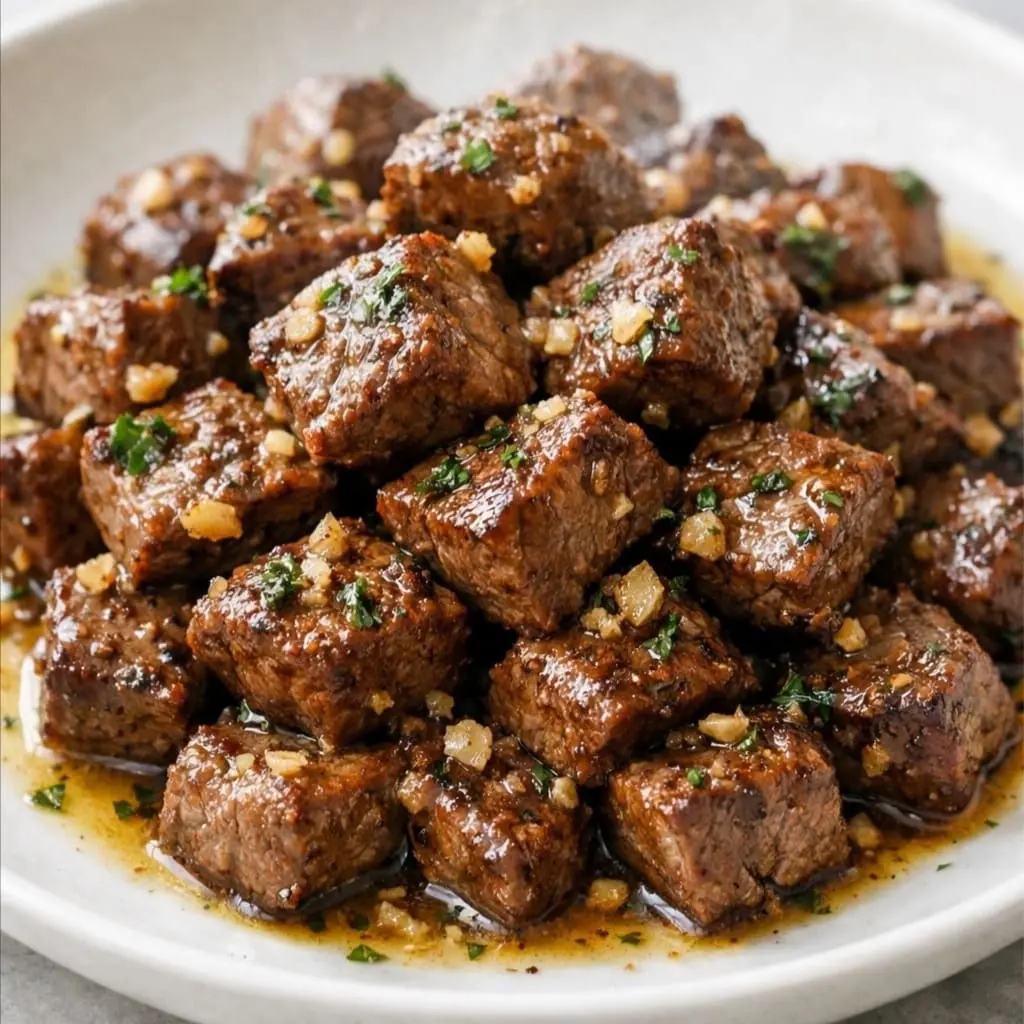 Juicy Garlic Butter Steak Bites