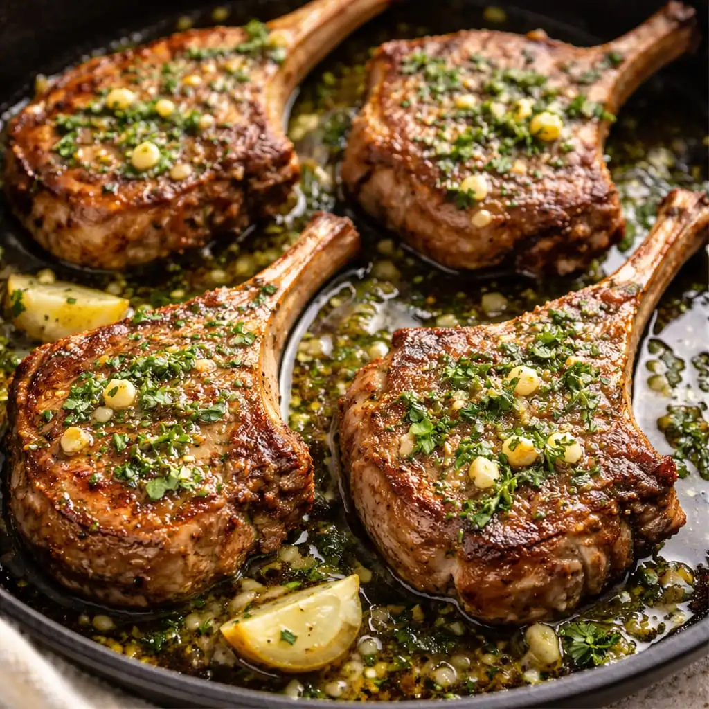 Tender Garlic Herb Lamb Chops